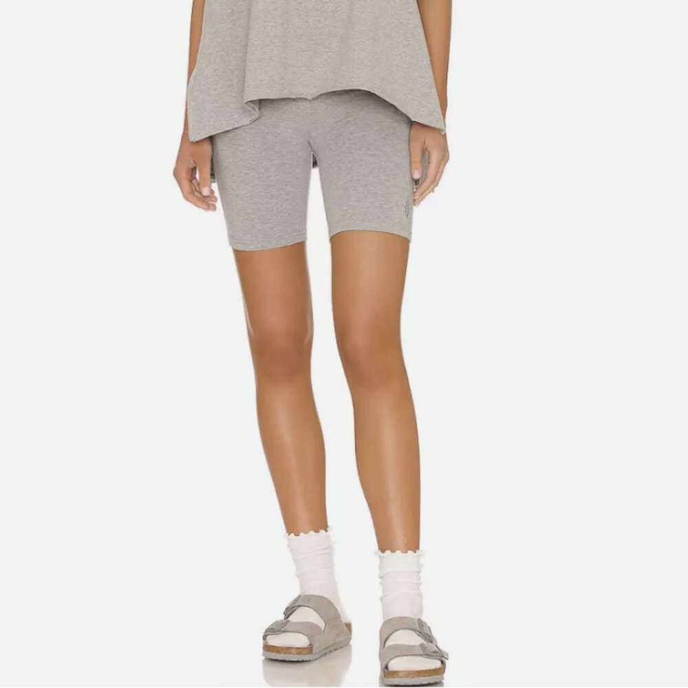 FP Movement by Free People Heather Gray Hot Shot Bike Shorts 7”